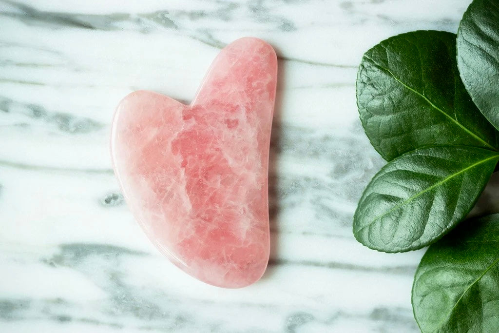 pierre de gua sha Quartz Rose
